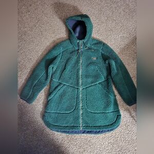 Women's LL Bean, Mountian Pile Fleece Coat, XLP